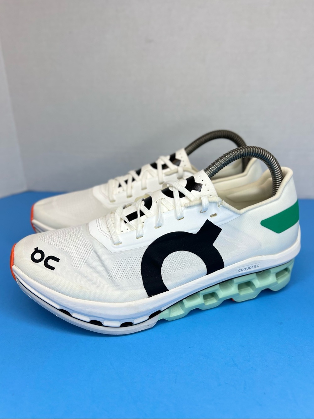ON Cloudboom Echo Women's Undyed White/Mint 57.98255 Sz 7.5 New W/Defect No Box - Picture 2 of 16